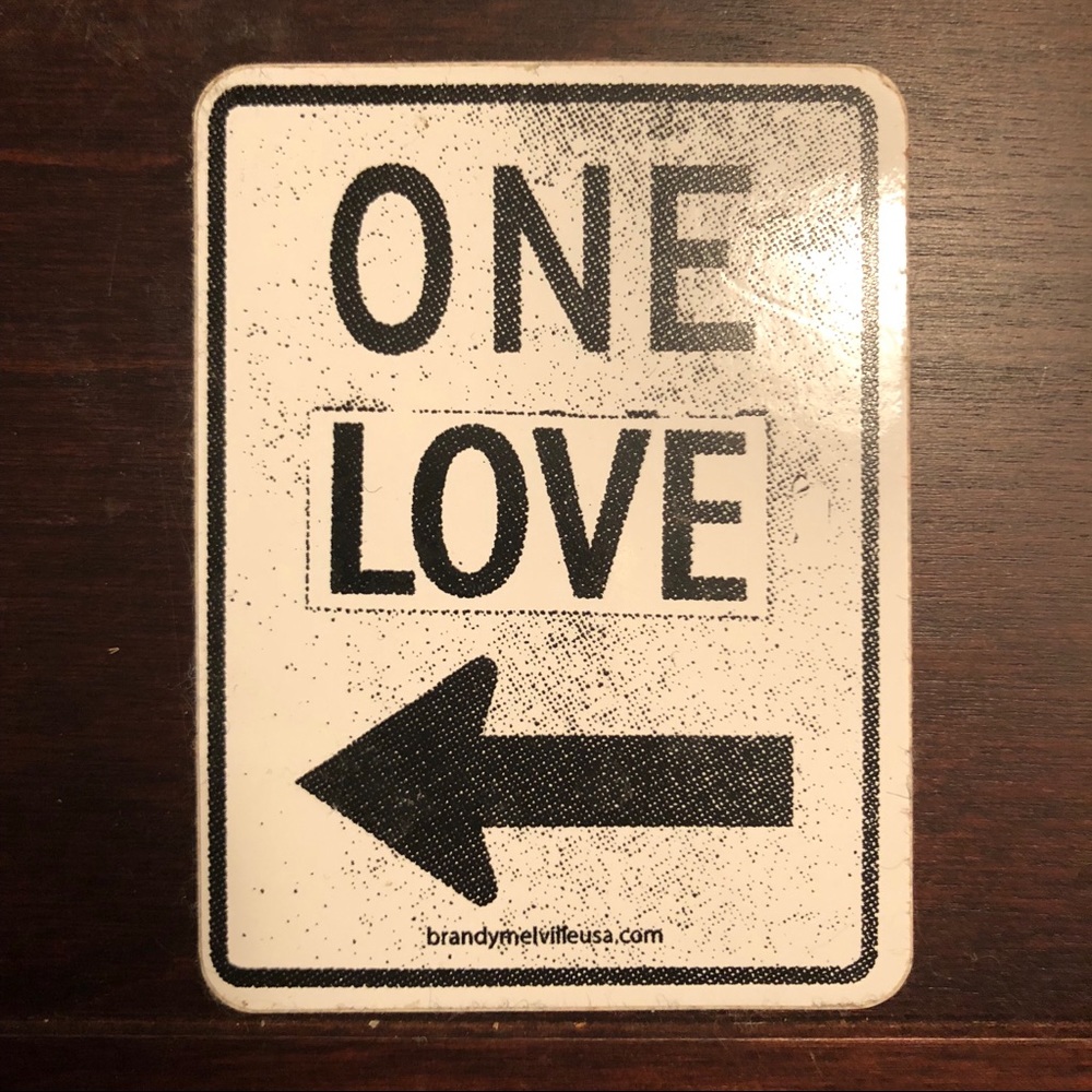 Brandy Melville One Love Sticker
